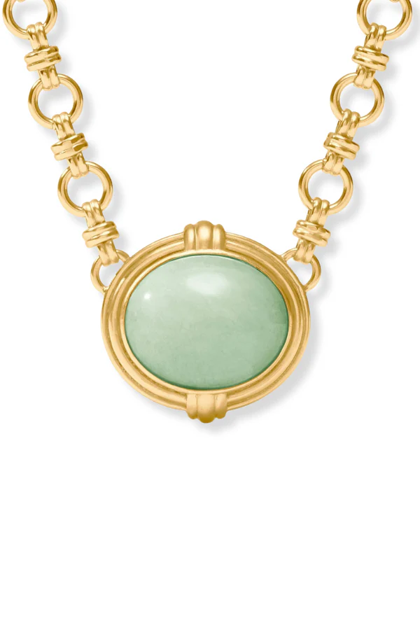 Julie Vos Portofino Aqua Jade Demi Necklace - Image 4