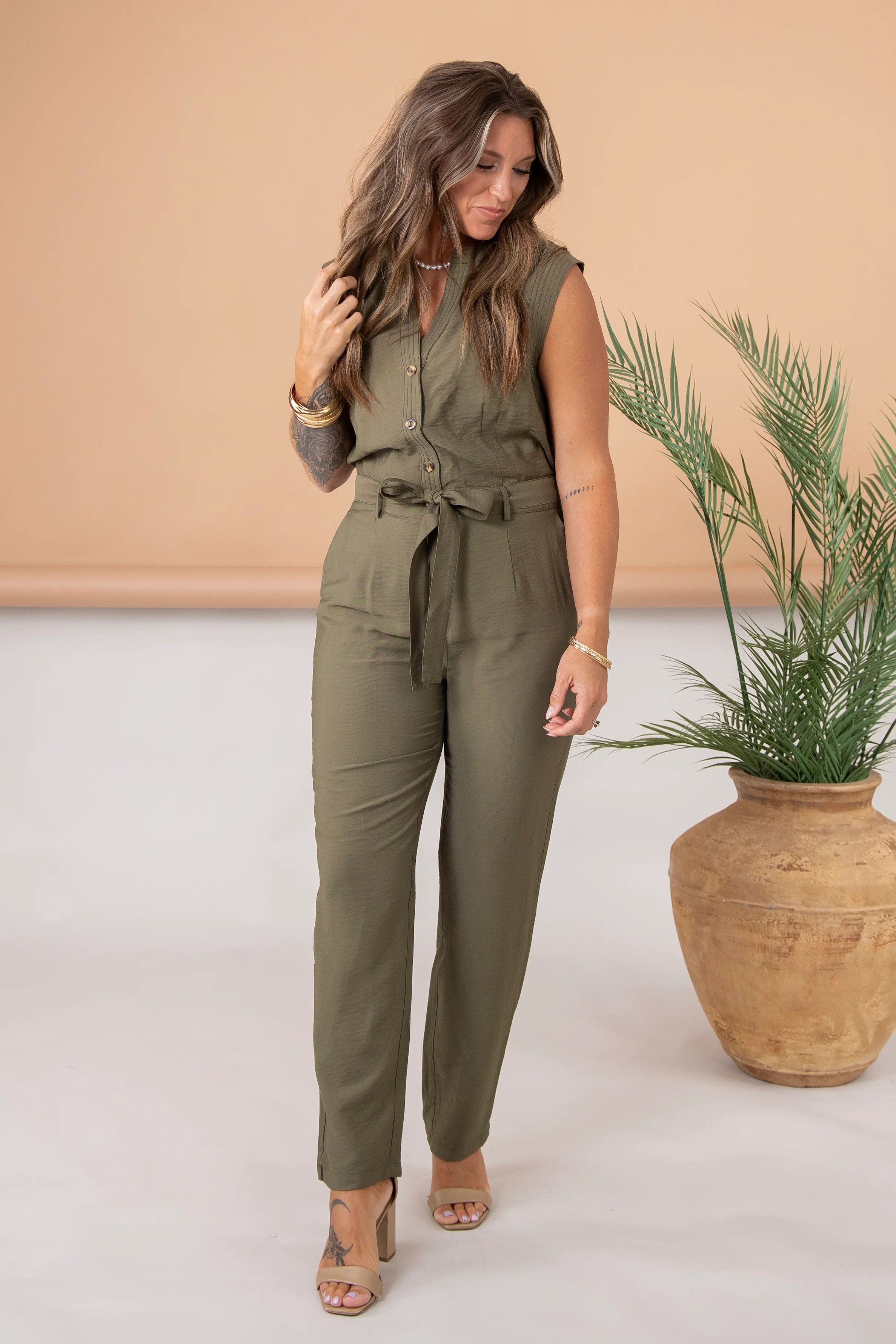 Palm Paradise Jumpsuit - FINAL SALE - Image 2