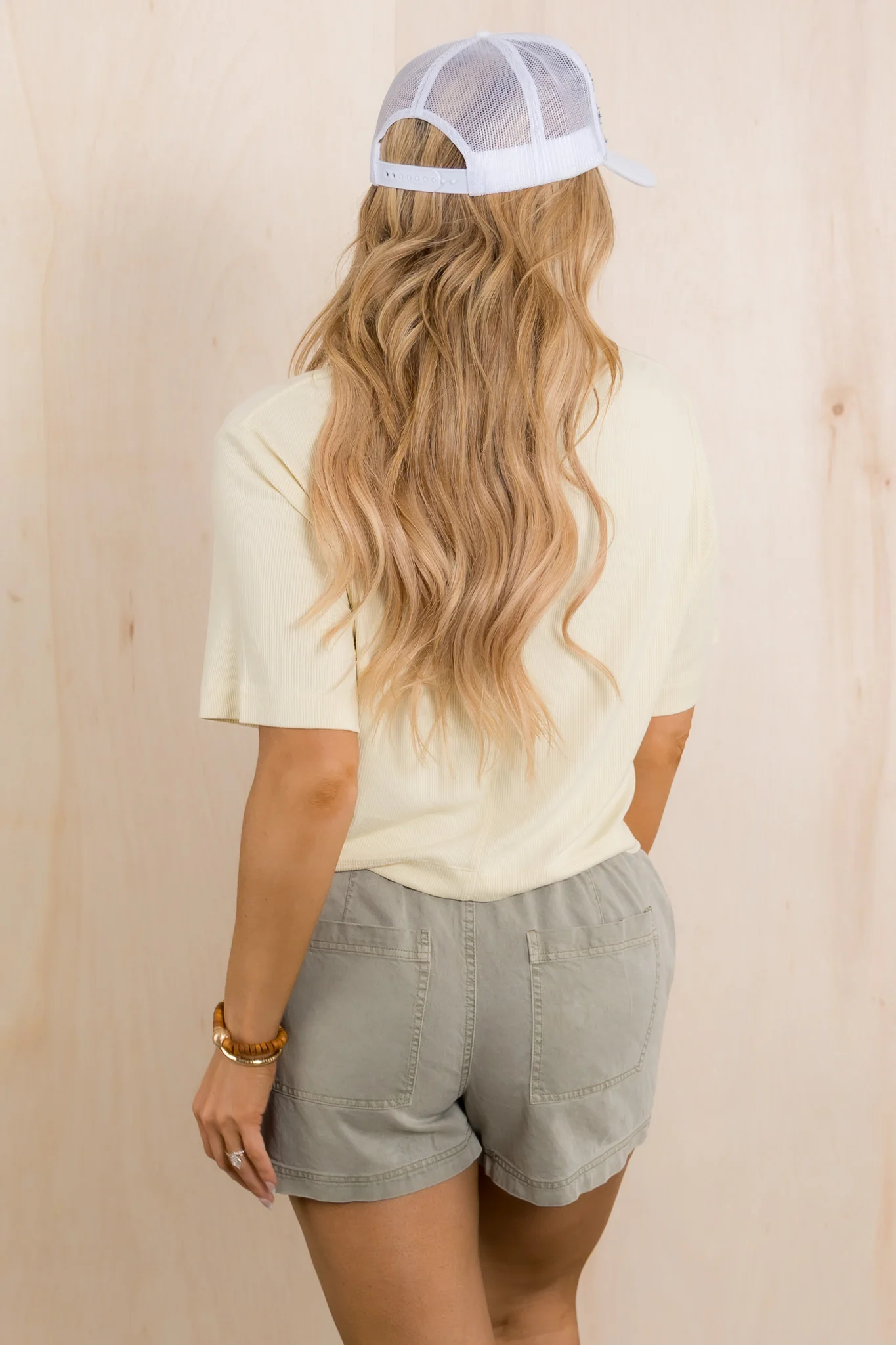 Karen Oversized Butter Cropped Tee *Final Sale* - Image 3