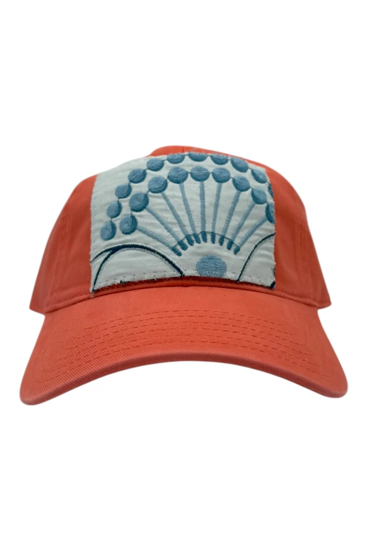 Kilim Baseball Hat Coral 24