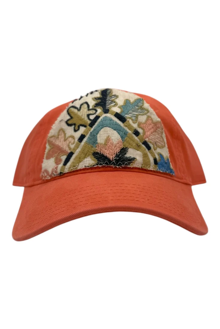 Kilim Baseball Hat Coral 39