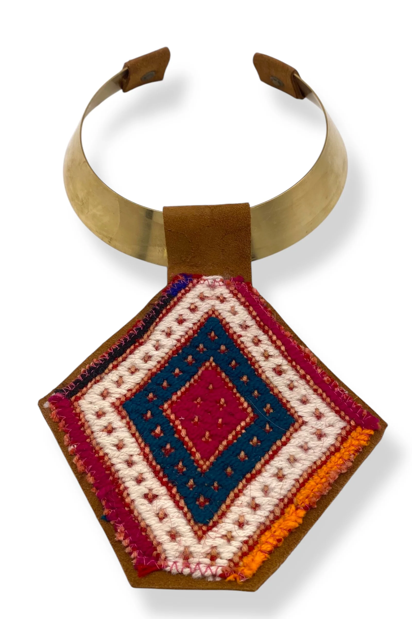 Kilim Choker Necklace - 444