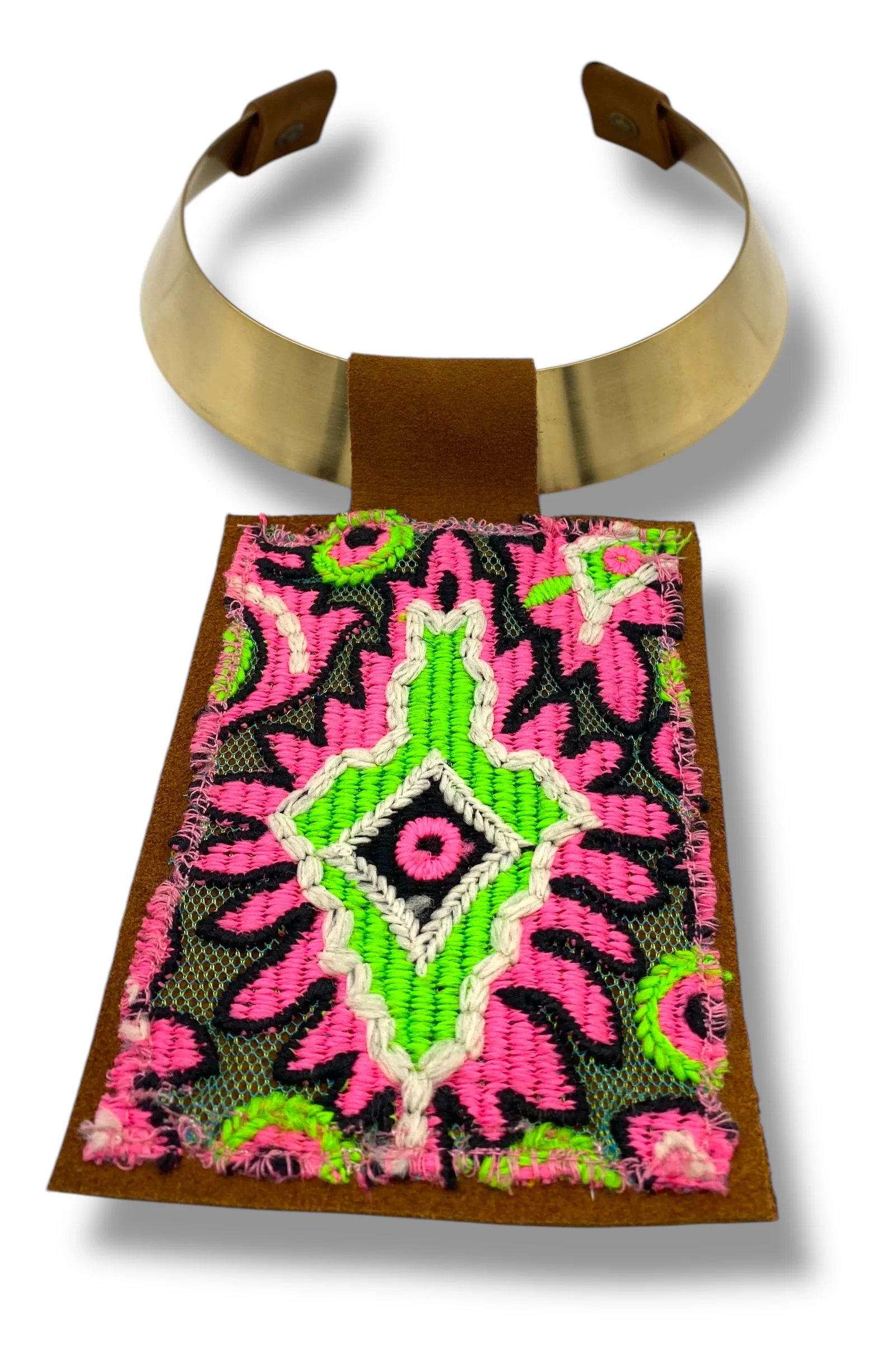 Kilim Choker Necklace - 473