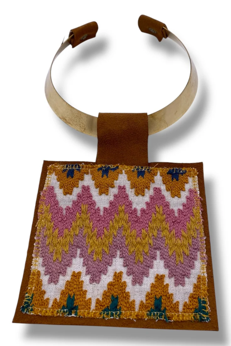 Kilim Choker Necklace - 546