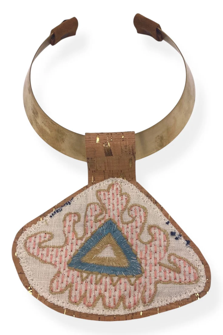 Kilim Choker Necklace - 587