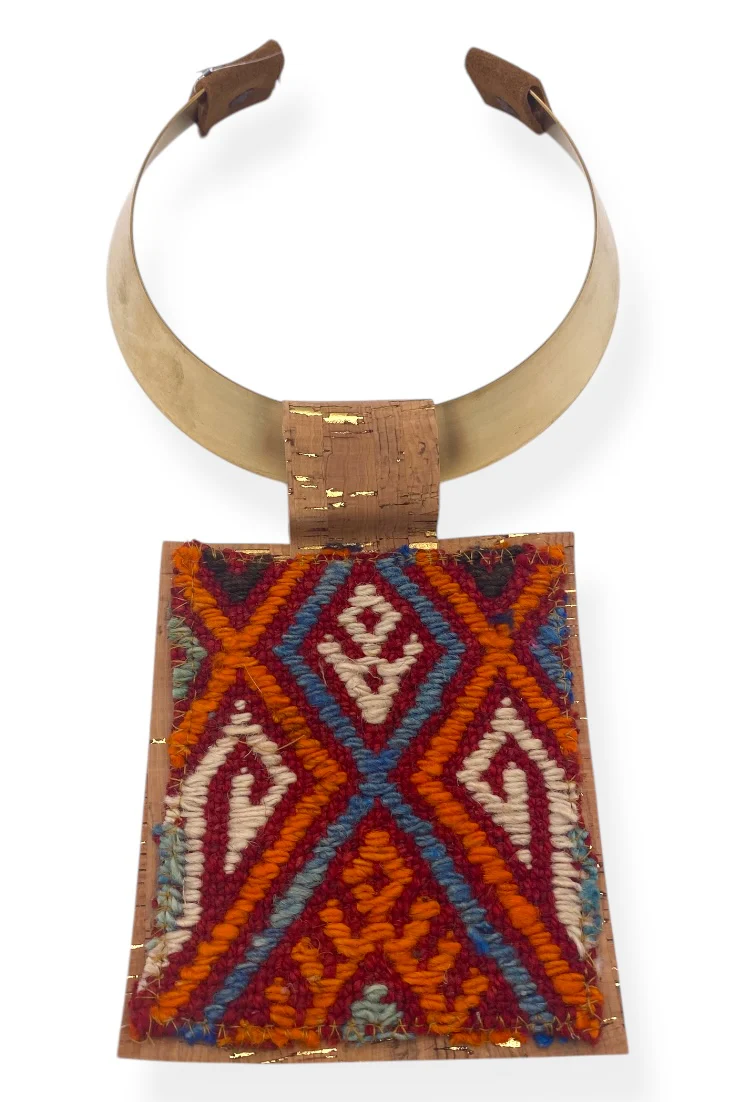 Kilim Choker Necklace - 593