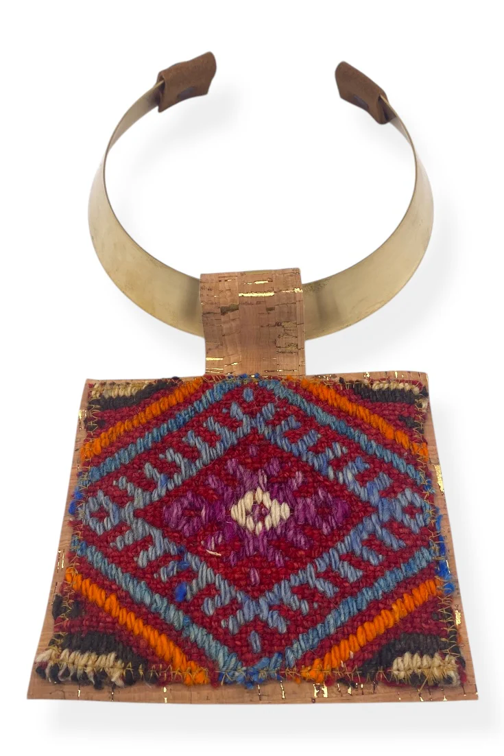 Kilim Choker Necklace - 596