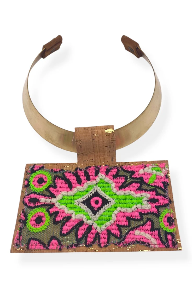 Kilim Choker Necklace - 612