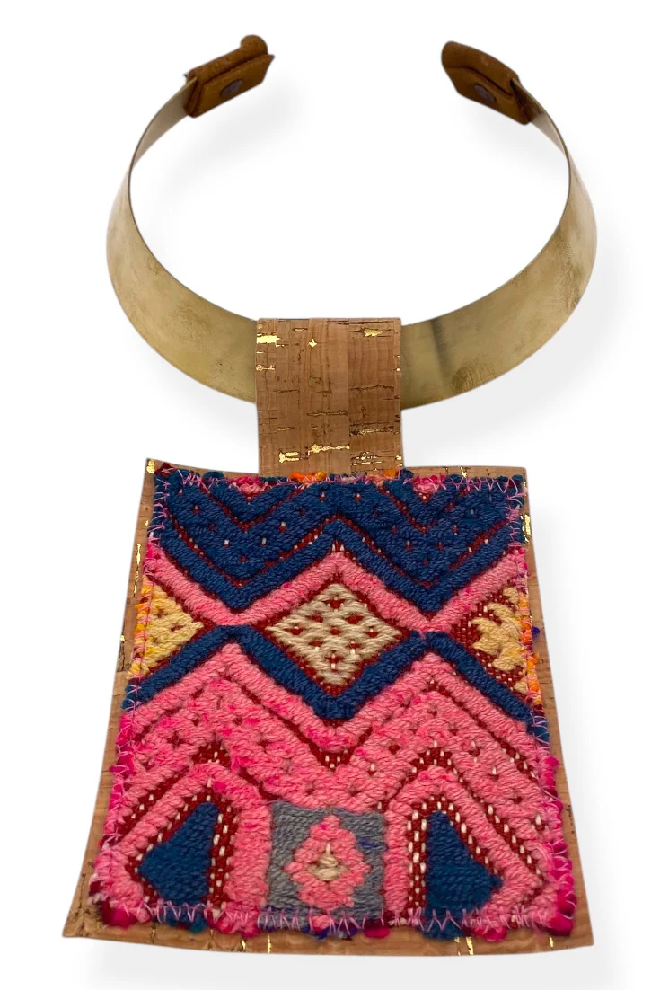 Kilim Choker Necklace - 616