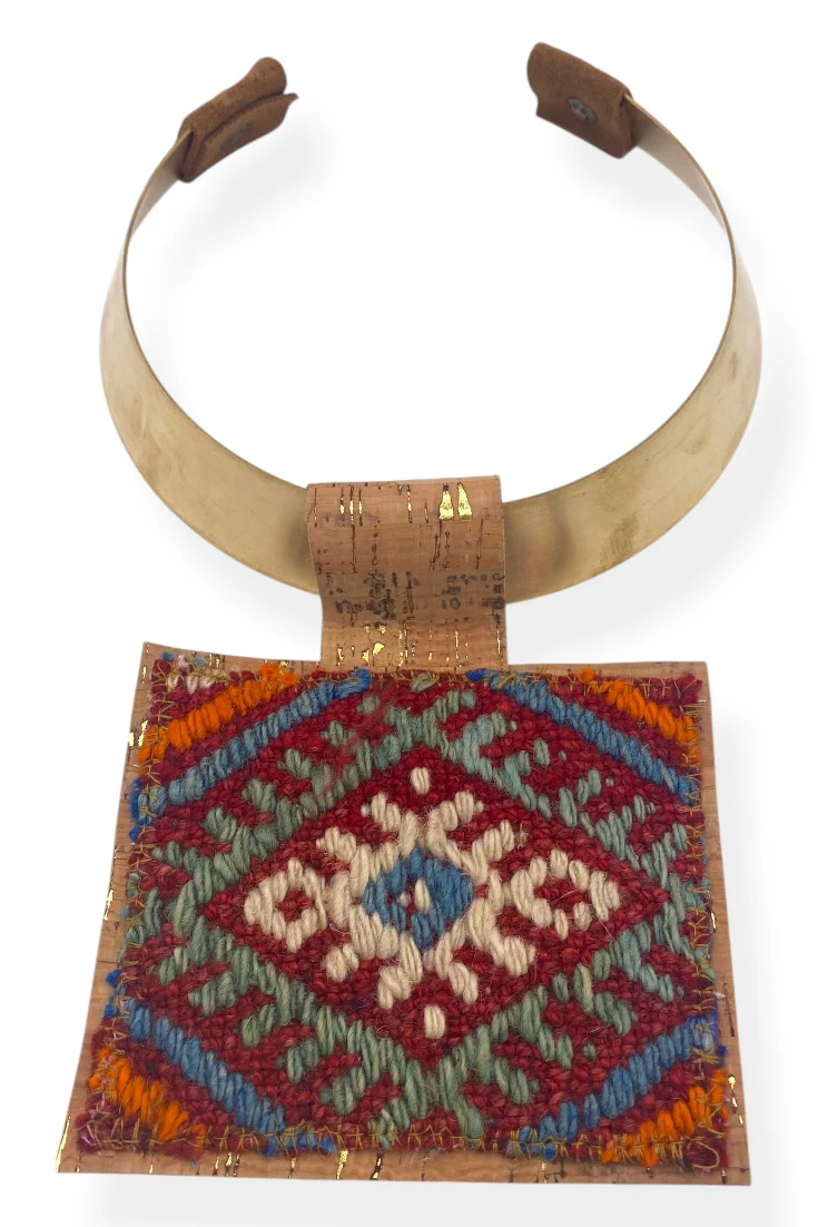 Kilim Choker Necklace - 629