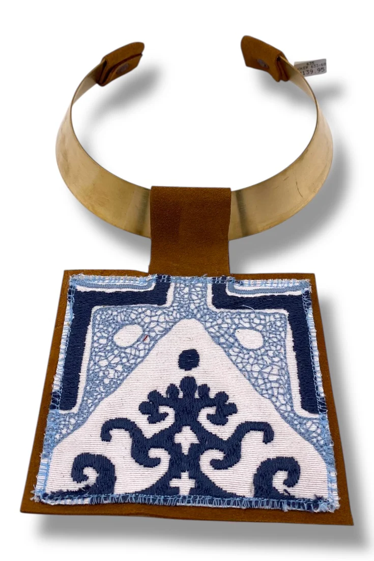 Kilim Choker Necklace - 635