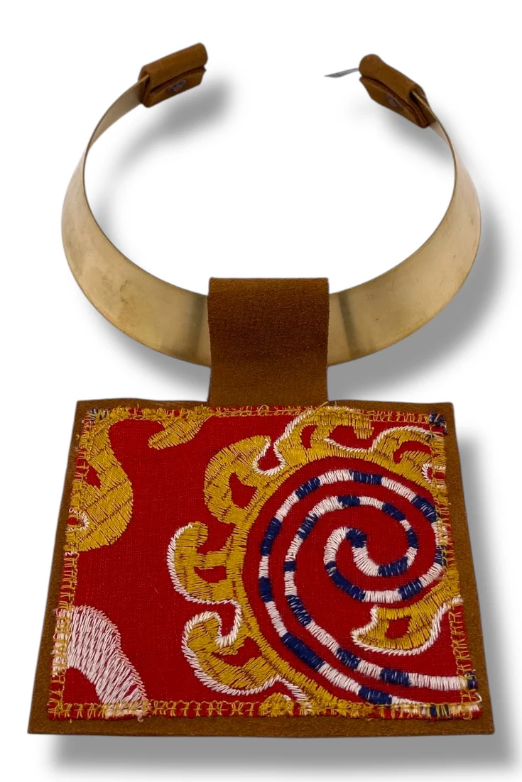 Kilim Choker Necklace - 645