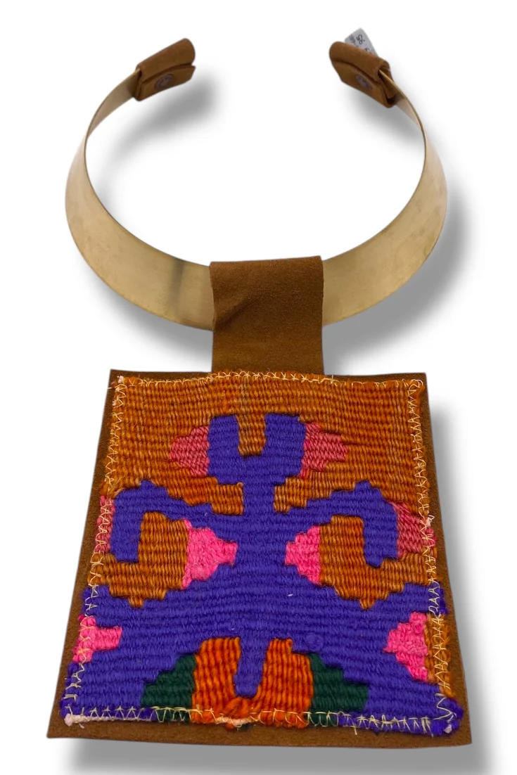 Kilim Choker Necklace - 672