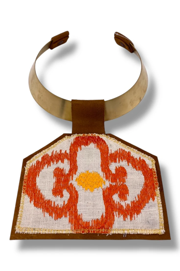 Kilim Choker Necklace - 673
