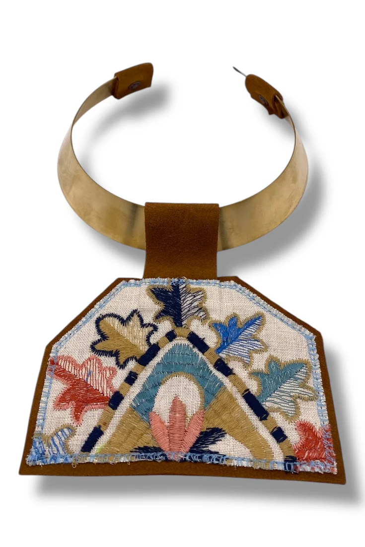 Kilim Choker Necklace - 674