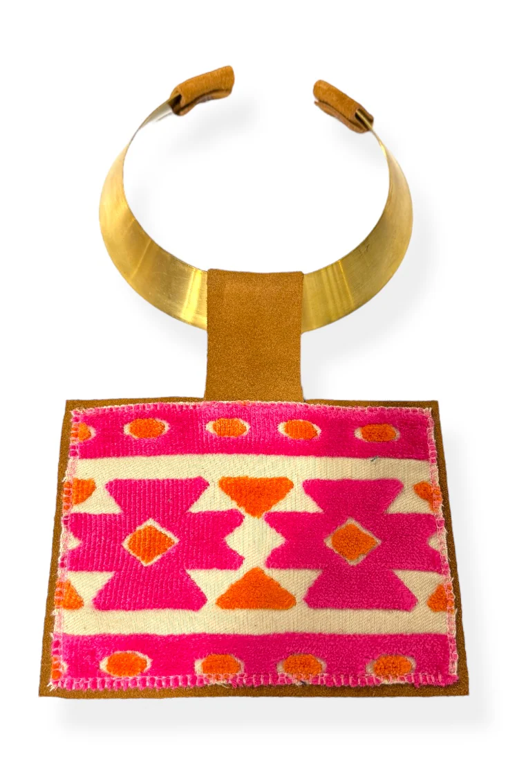 Kilim Choker Necklace - 798
