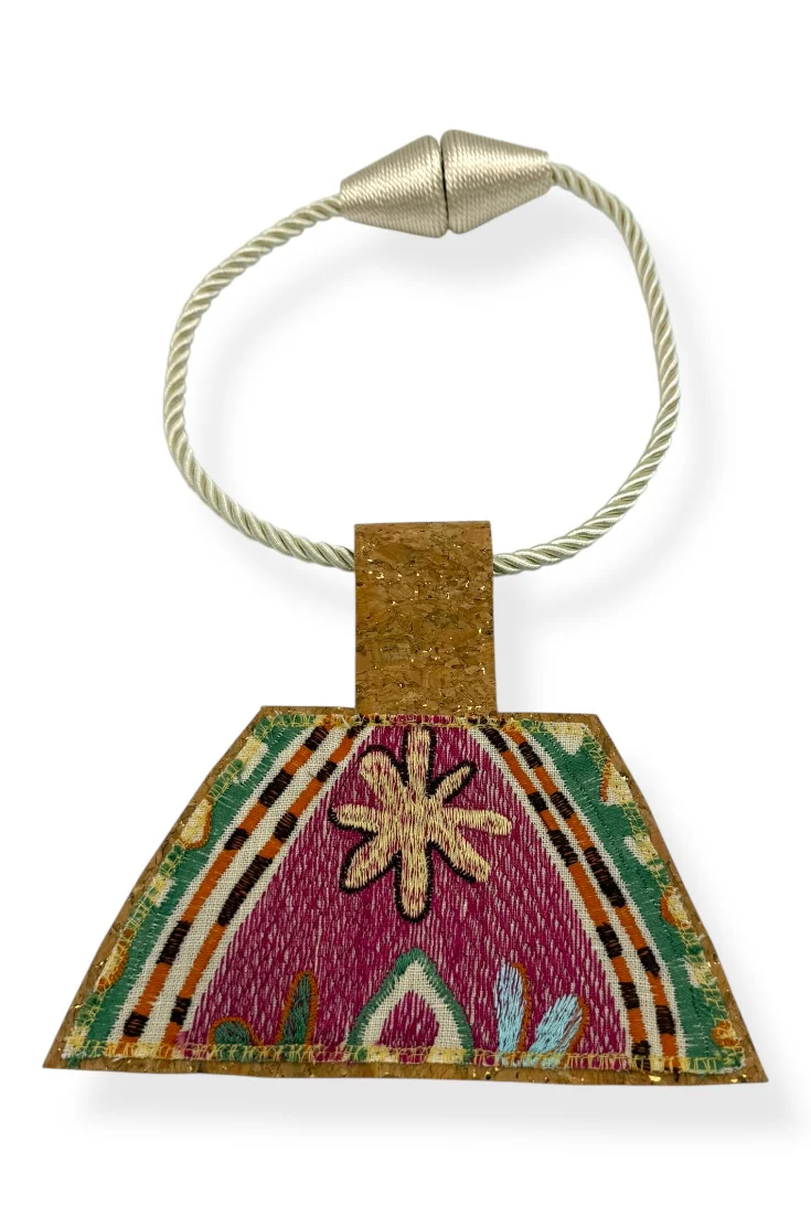 Kilim Rope Choker Necklace - 11