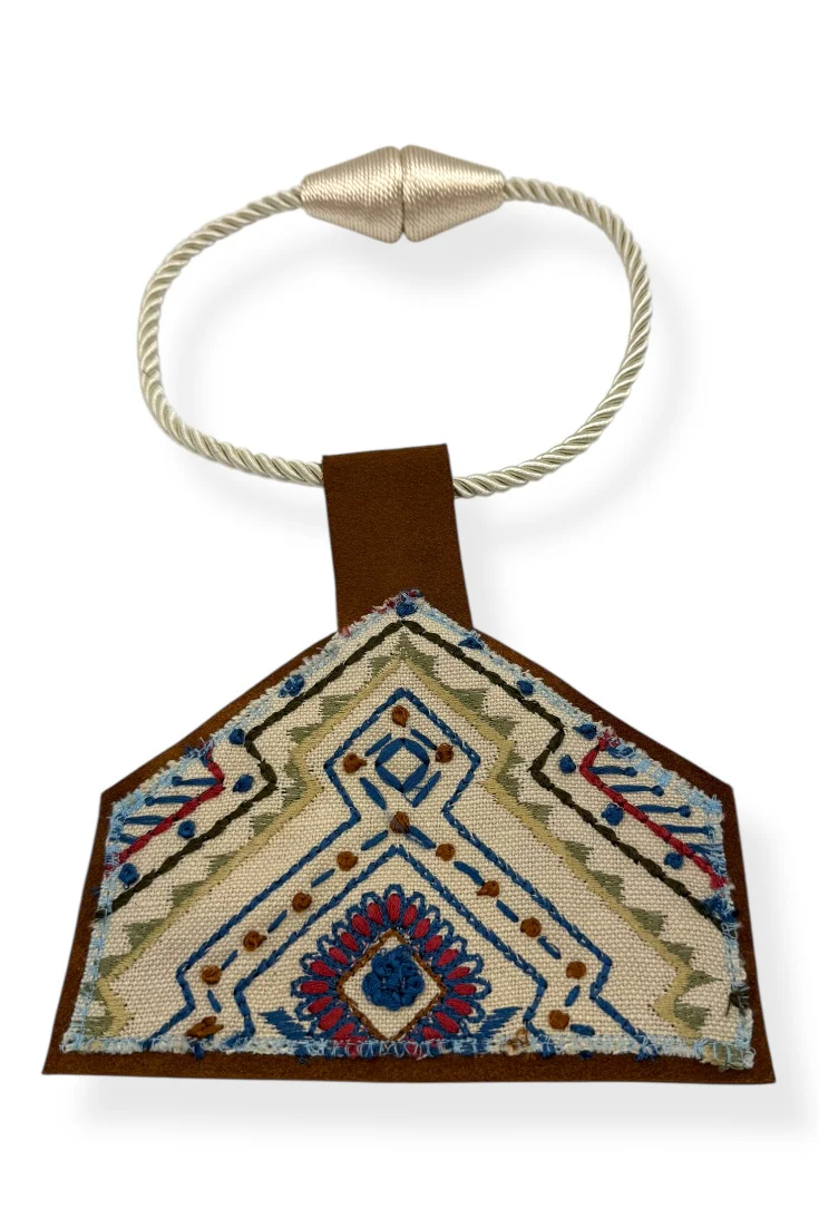Kilim Rope Choker Necklace - 46