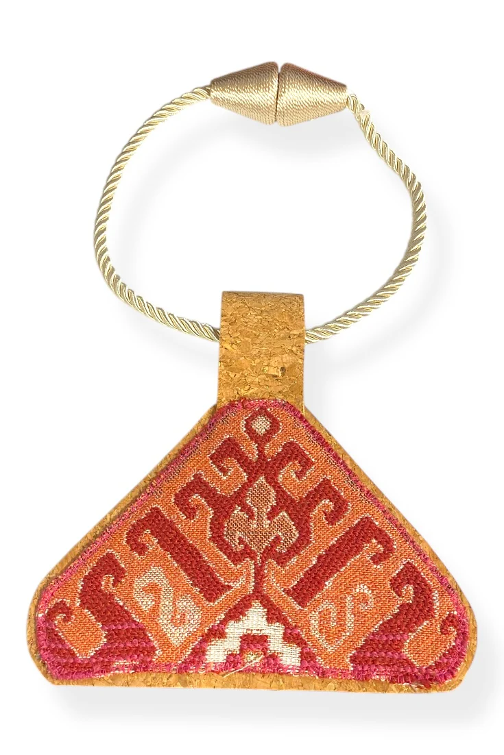Kilim Rope Cork Choker Necklace -26