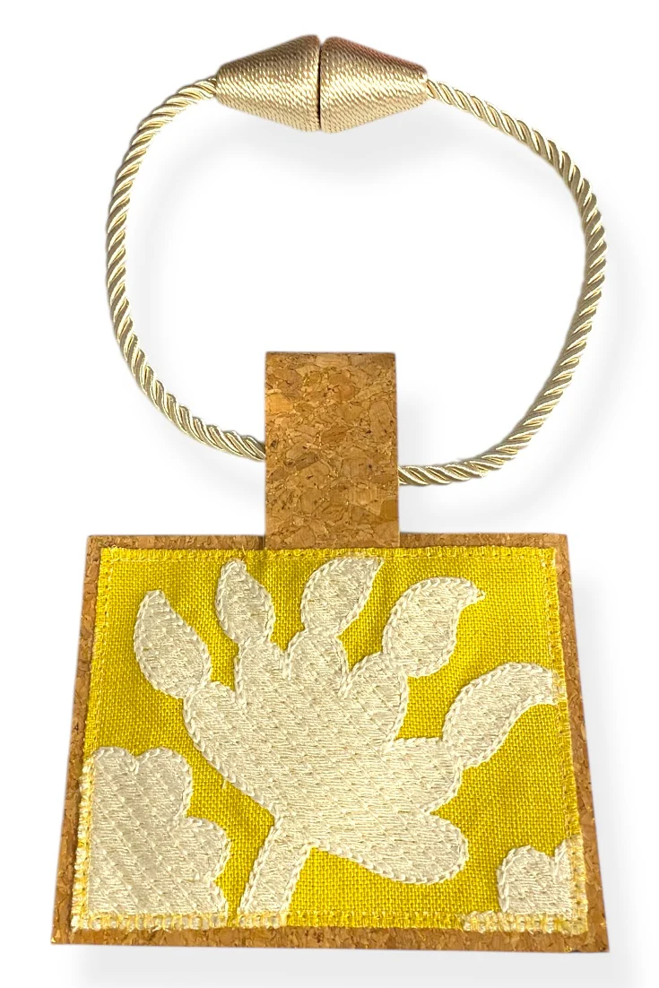 Kilim Rope Cork Choker Necklace -32