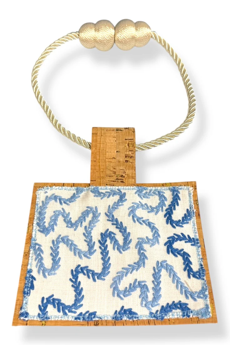 Kilim Rope Cork Choker Necklace -54