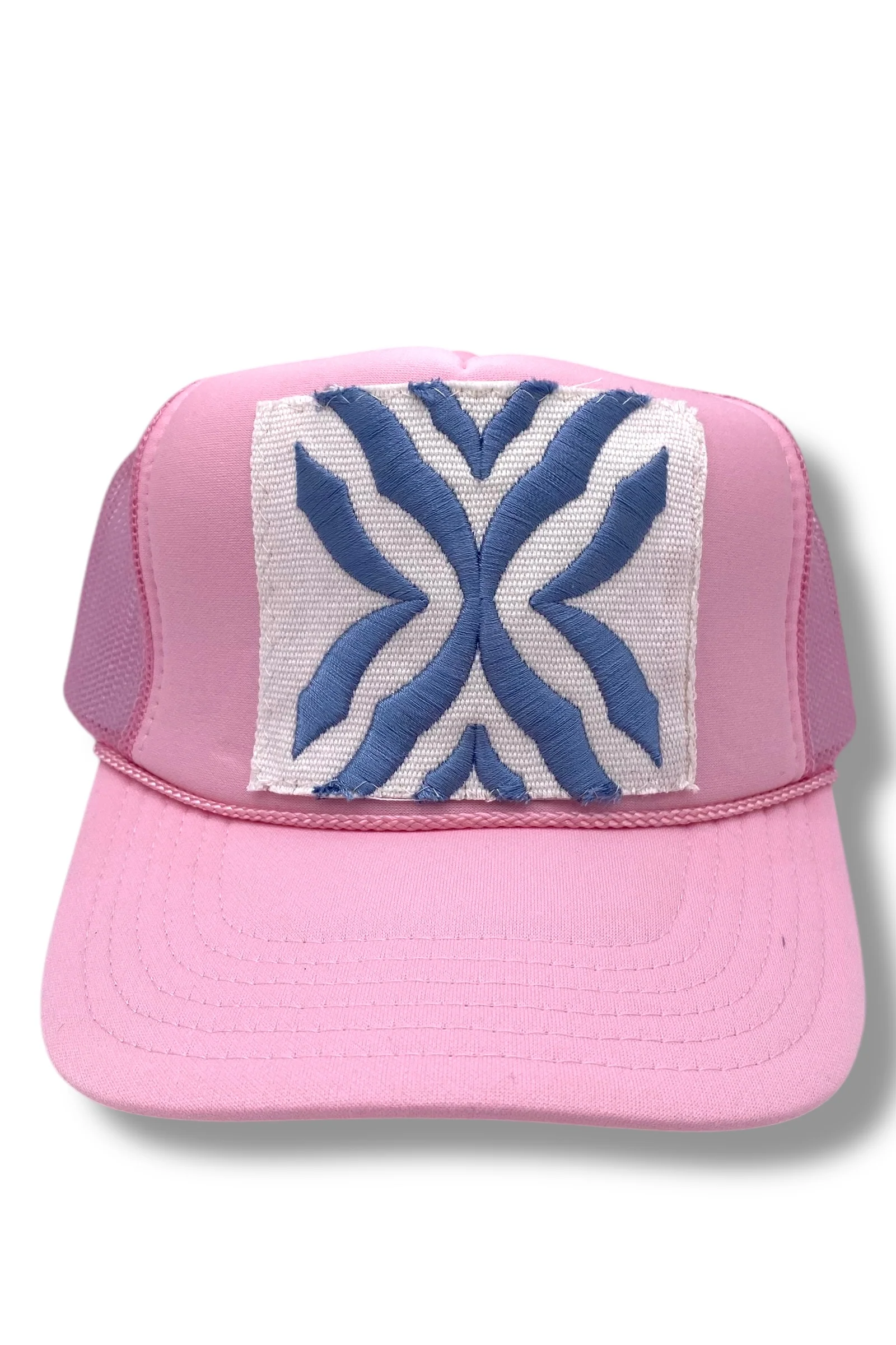 Kilim Trucker Hat - Baby Pink 2