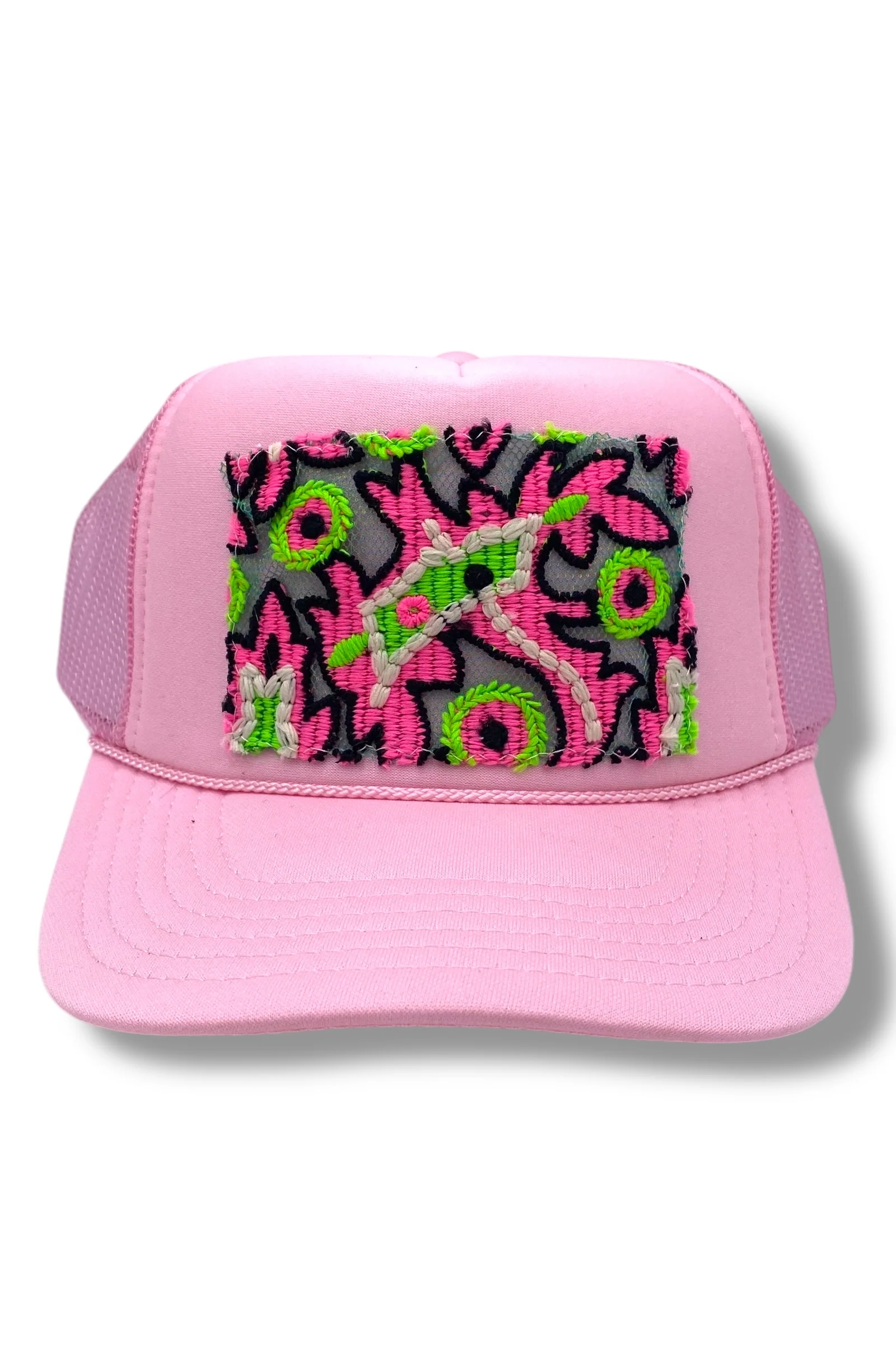 Kilim Trucker Hat - Baby Pink 26