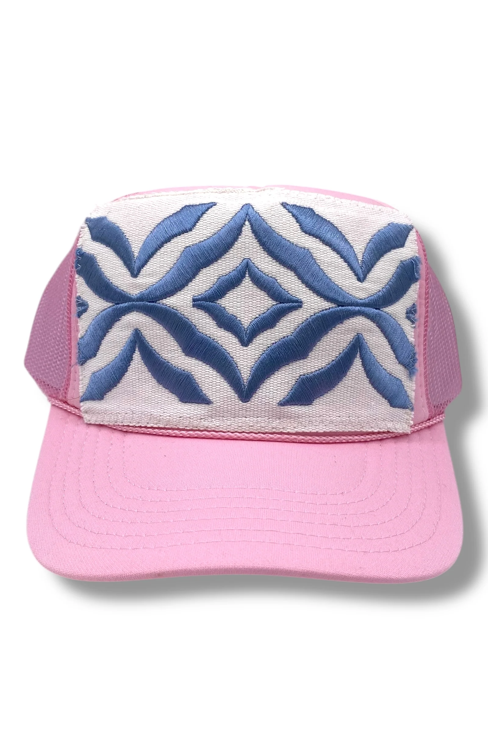 Kilim Trucker Hat - Baby Pink 3