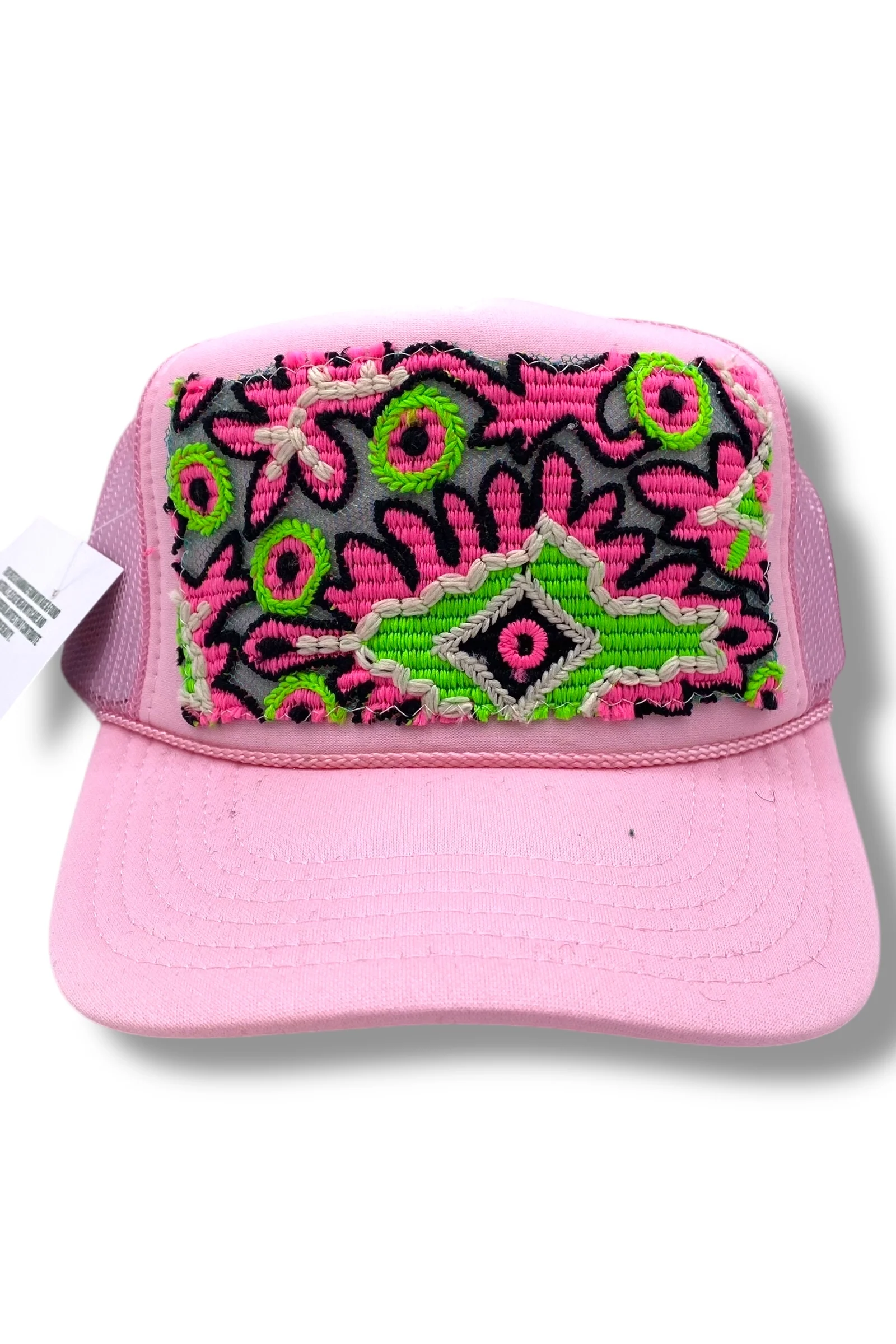 Kilim Trucker Hat - Baby Pink 35