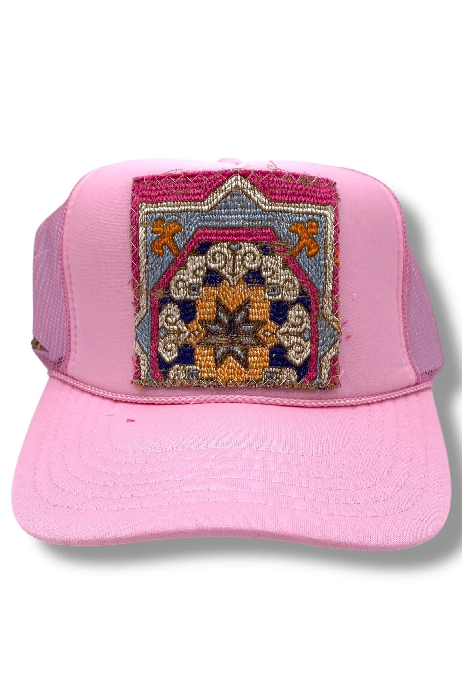 Kilim Trucker Hat - Baby Pink 40