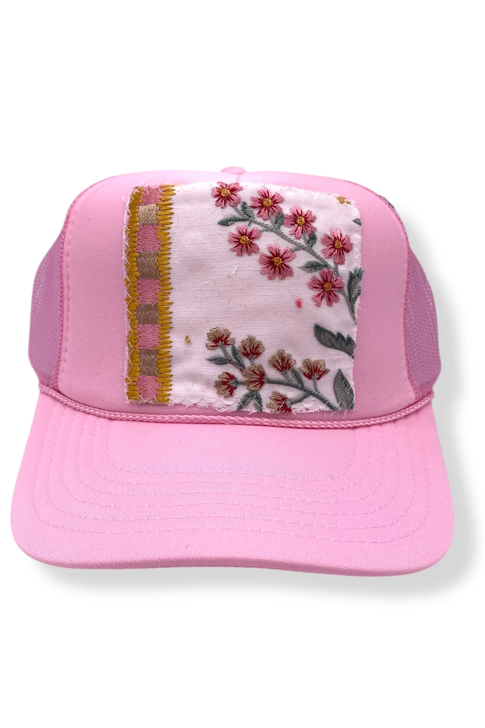 Kilim Trucker Hat - Baby Pink 56