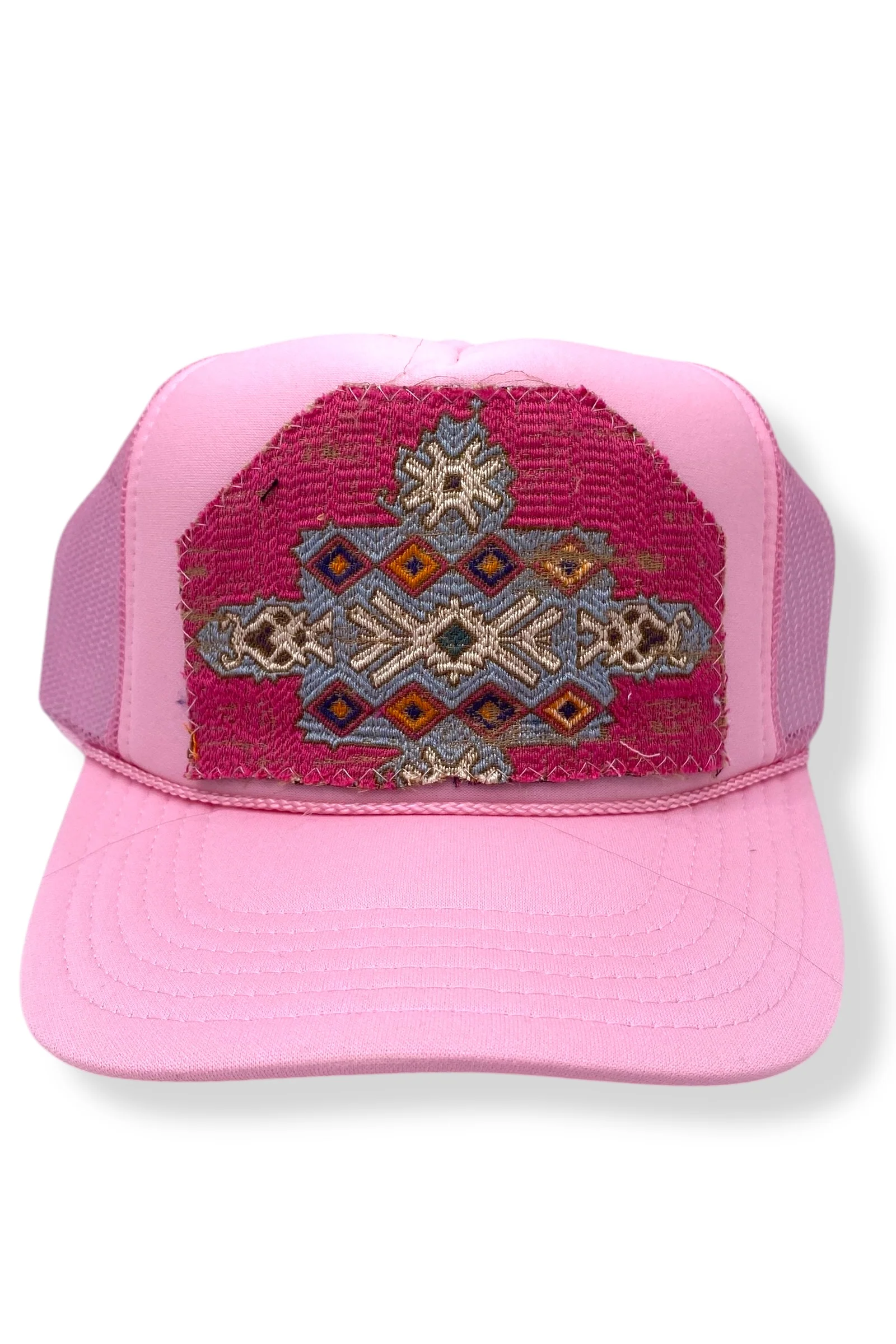 Kilim Trucker Hat - Baby Pink 62