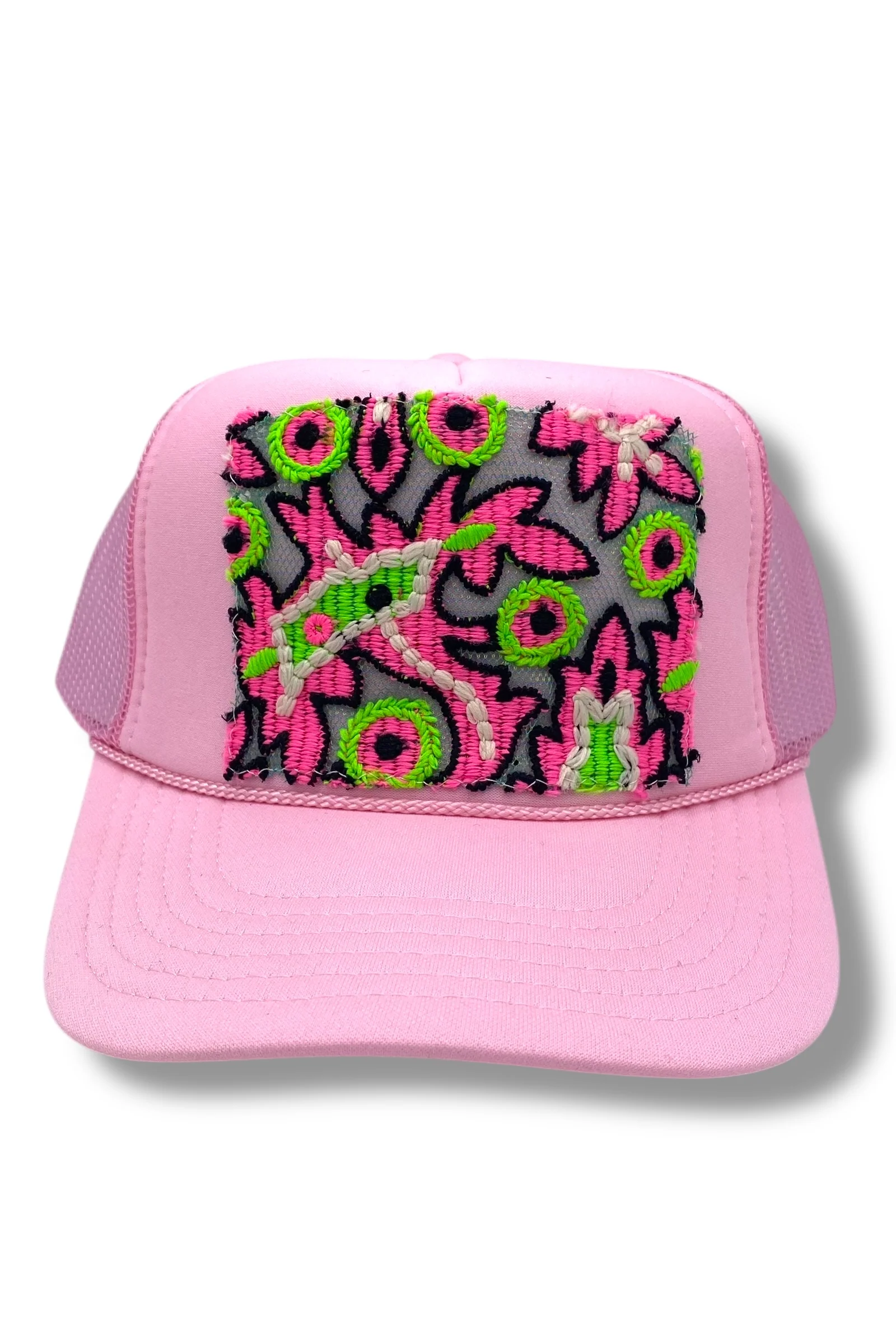 Kilim Trucker Hat - Baby Pink 8