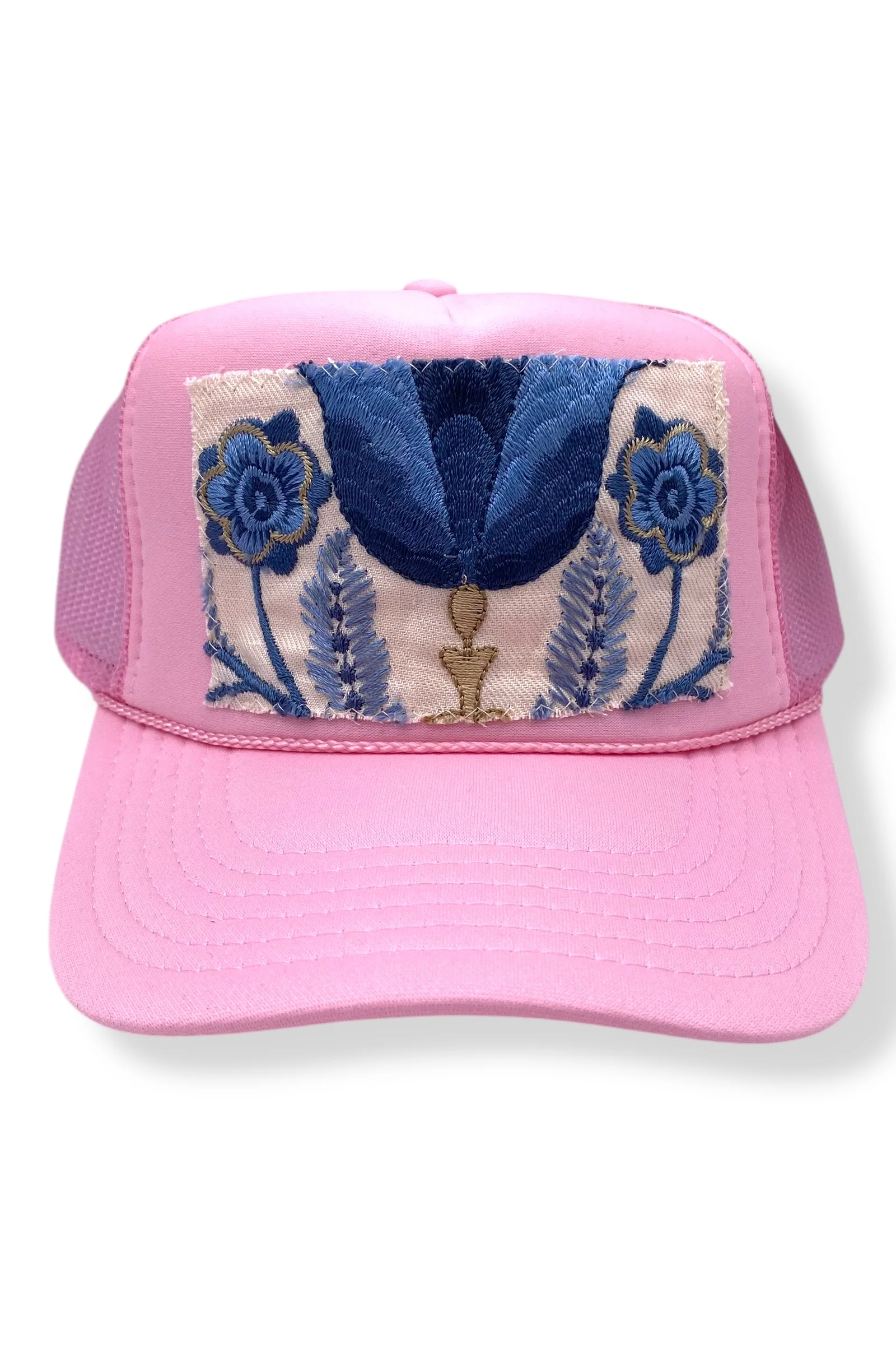 Kilim Trucker Hat - Baby Pink 90