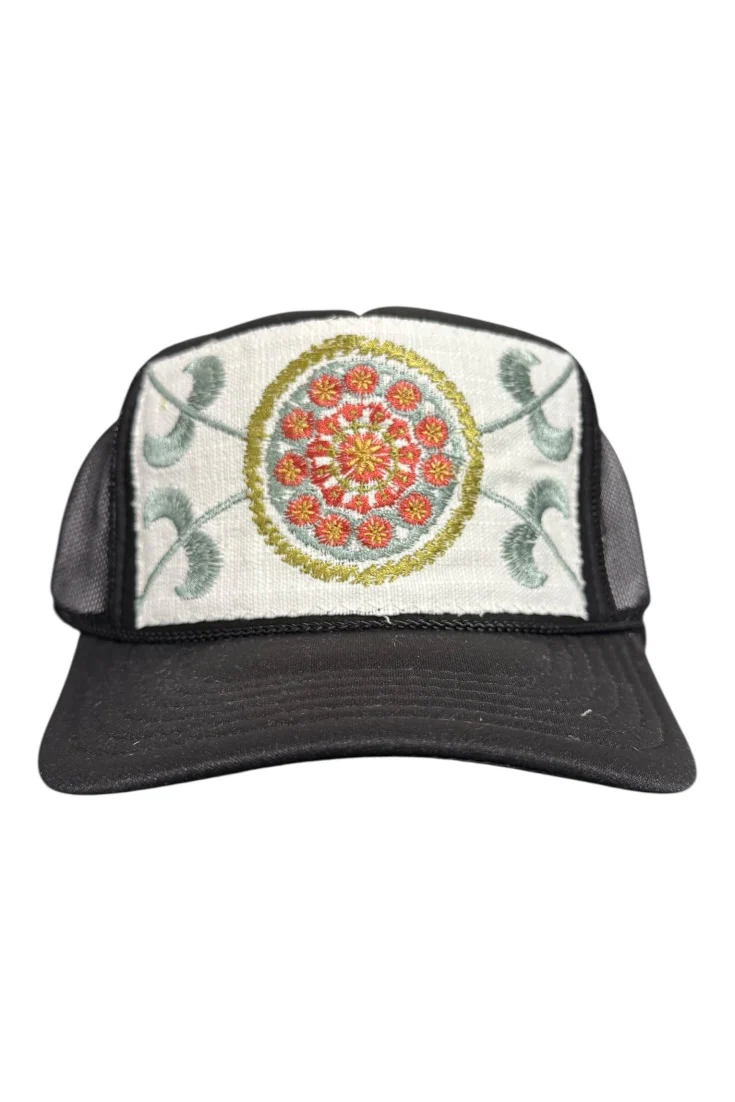 Kilim Trucker Hat - Black 385