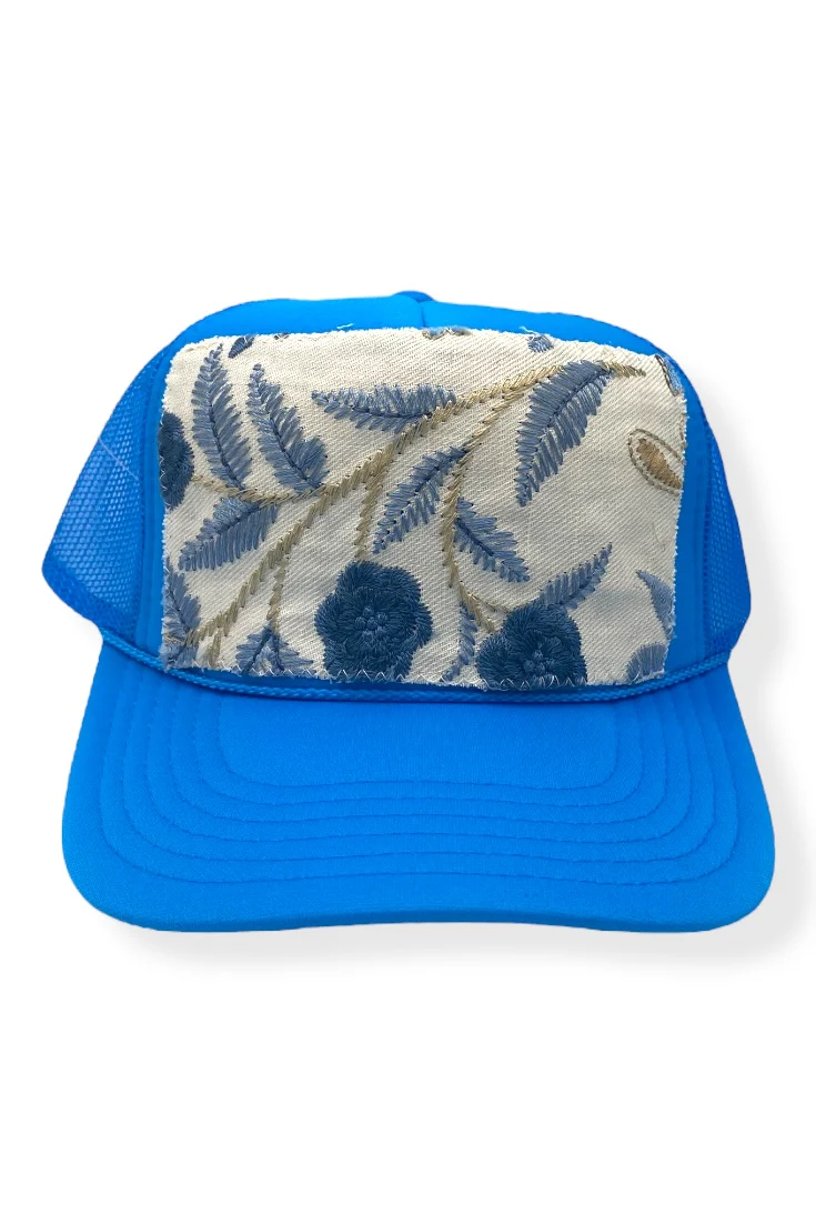 Kilim Trucker Hat - Electric Blue 13