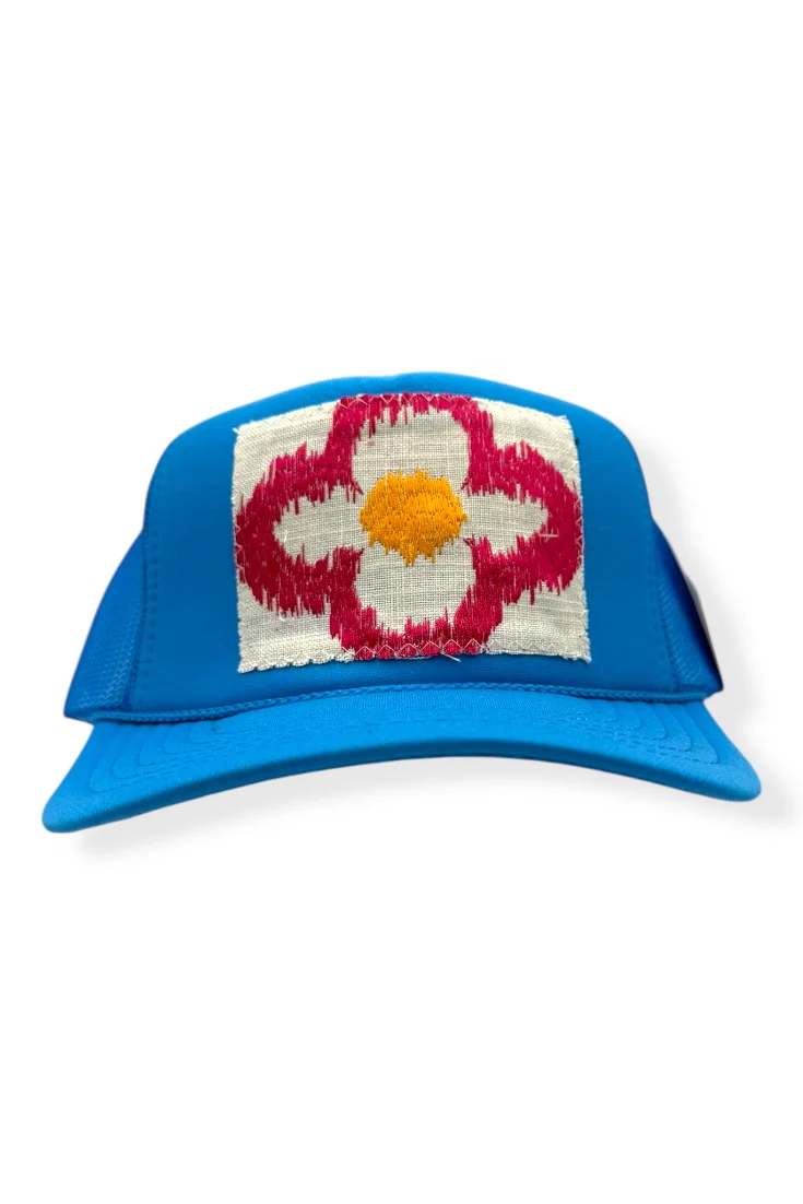Kilim Trucker Hat - Electric Blue 88 *Final Sale*