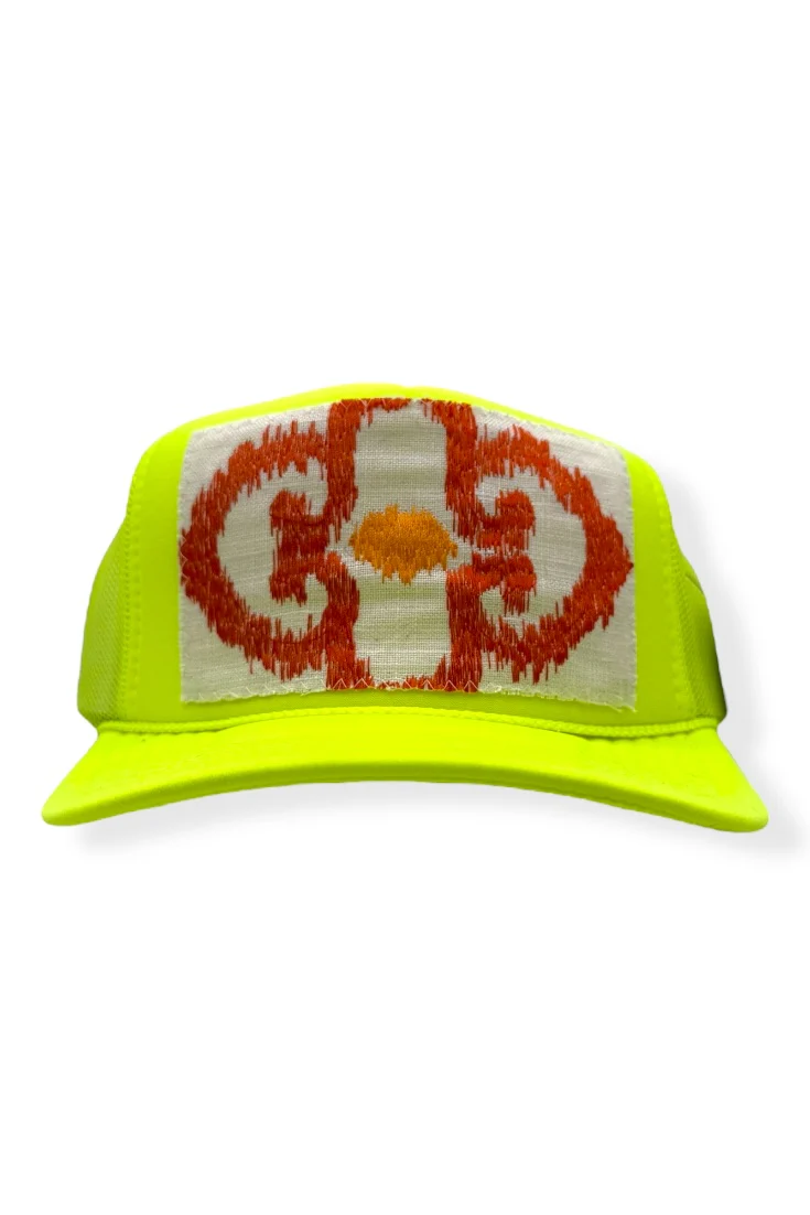 Kilim Trucker Hat - Neon Yellow 46 *Final Sale*