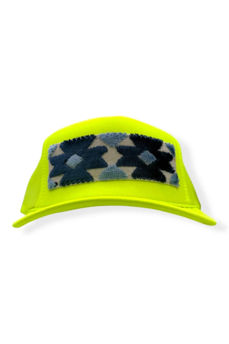 Kilim Trucker Hat - Neon Yellow 58 *Final Sale*