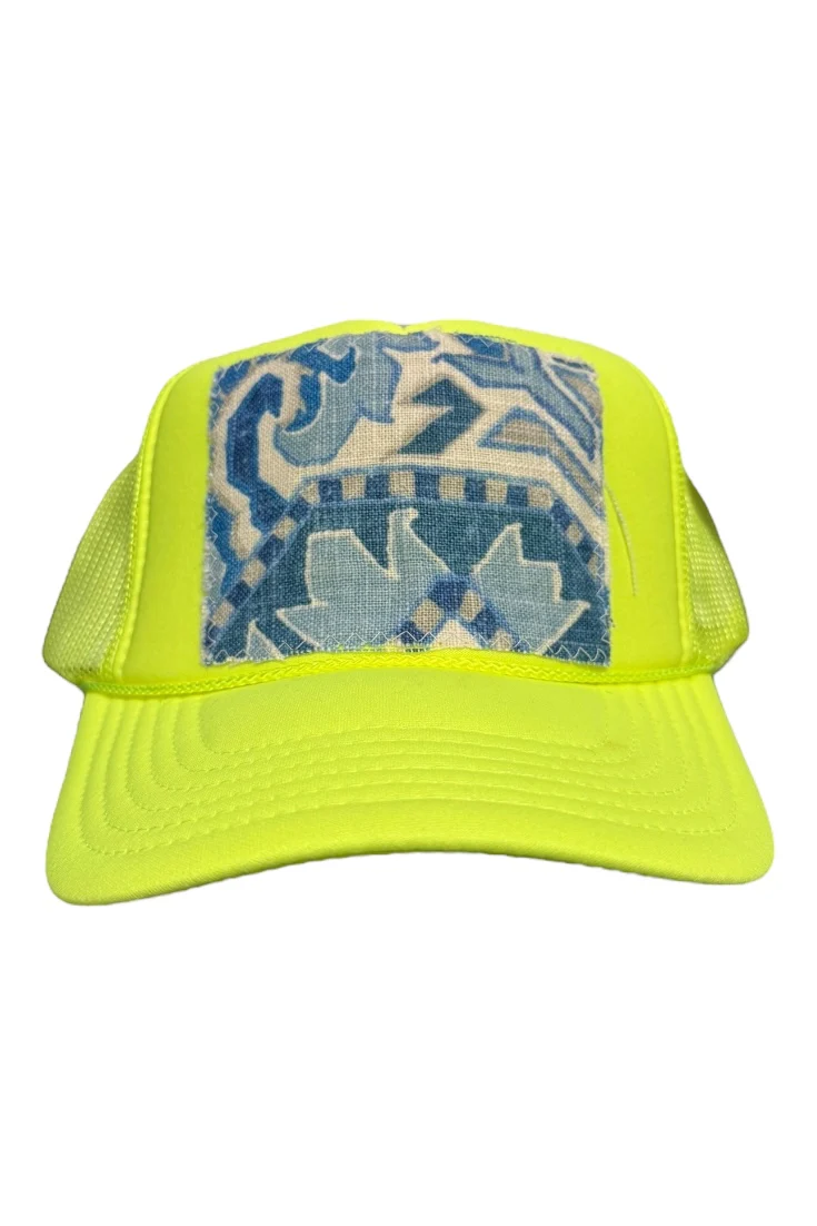 Kilim Trucker Hat - Neon Yellow 62
