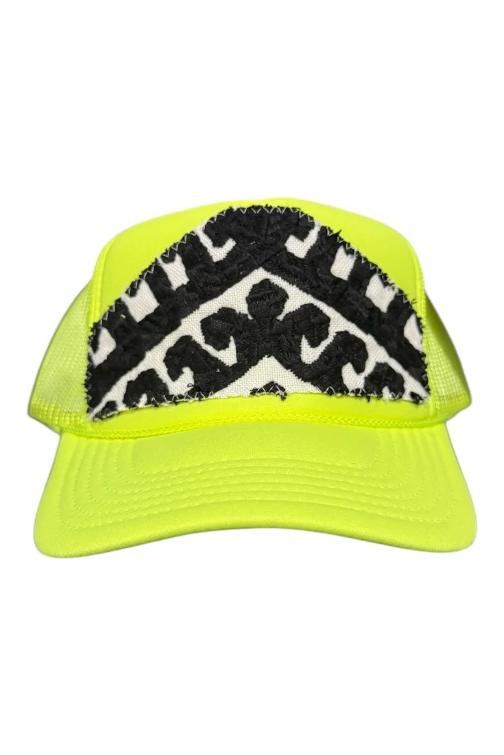 Kilim Trucker Hat - Neon Yellow 68