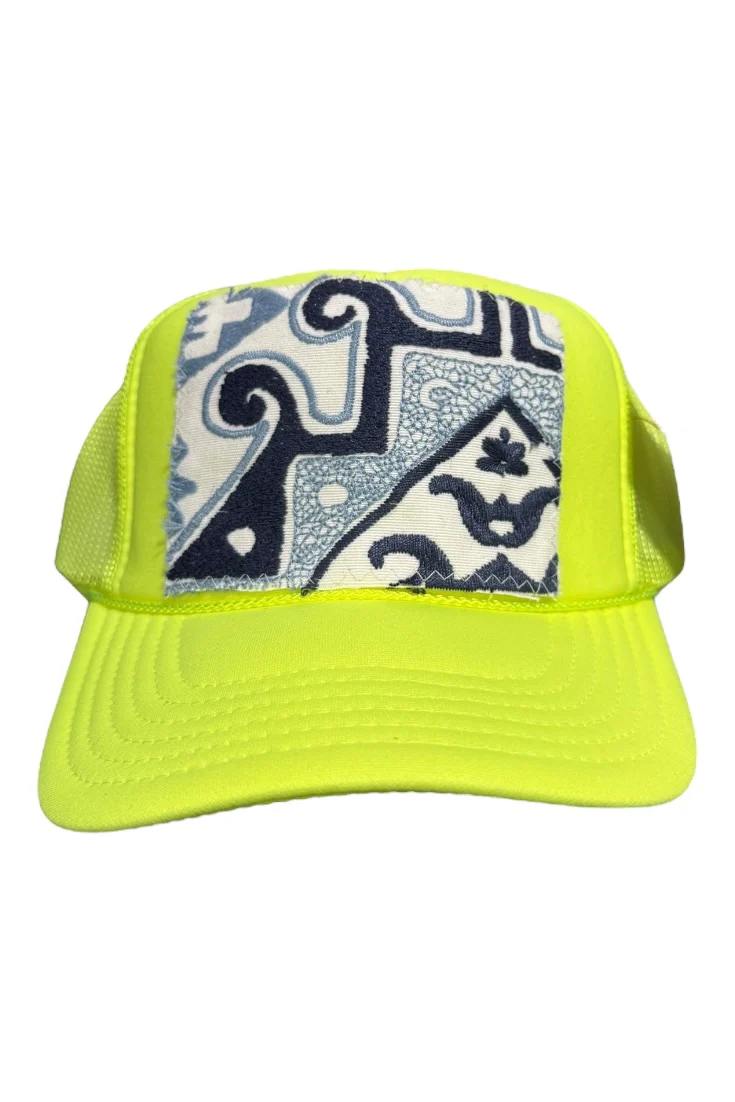 Kilim Trucker Hat - Neon Yellow 69 *Final Sale*