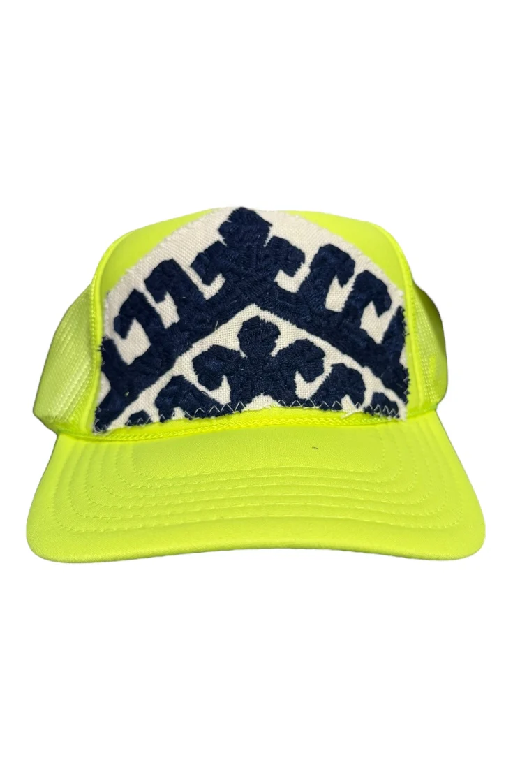 Kilim Trucker Hat - Neon Yellow 70 *Final Sale*