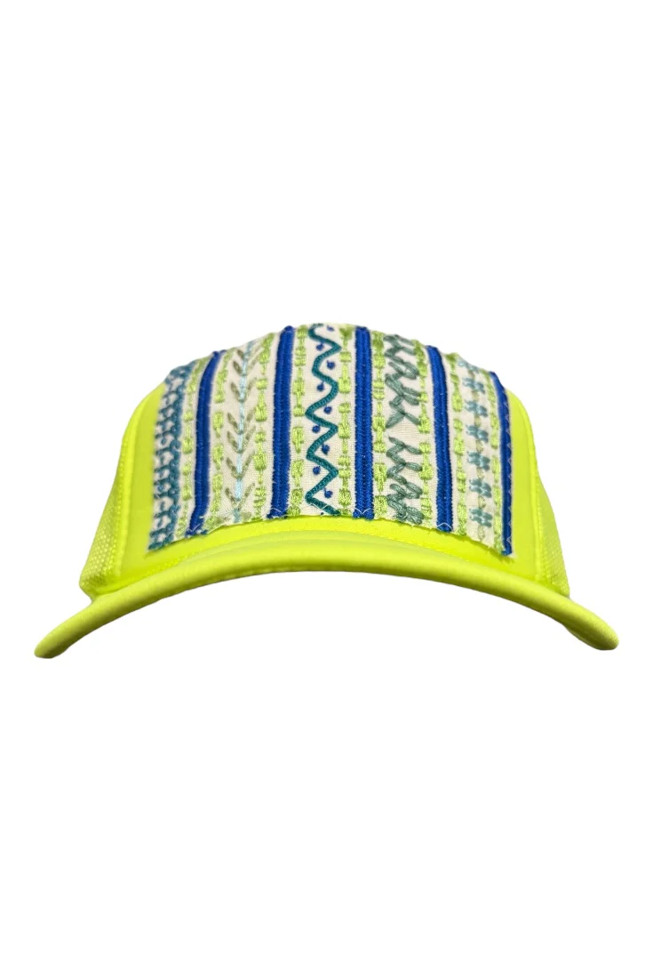 Kilim Trucker Hat - Neon Yellow 87 *Final Sale*