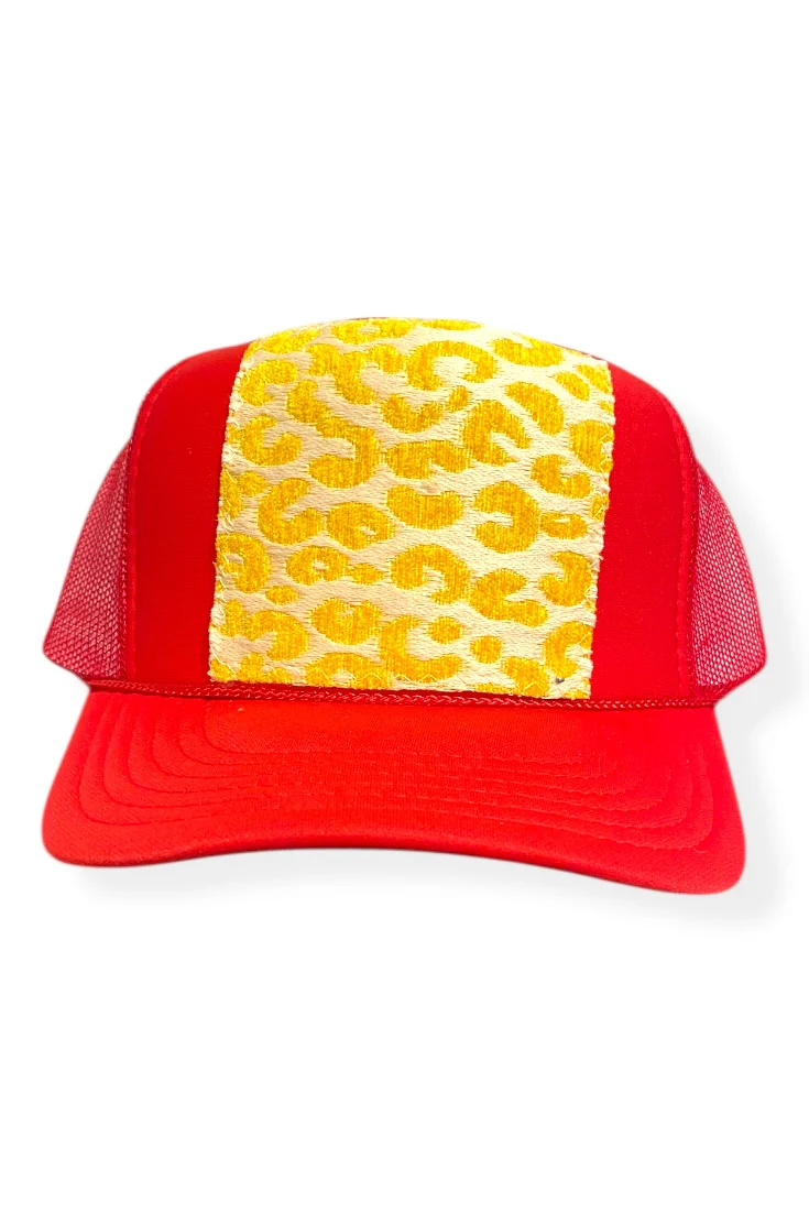 Kilim Trucker Hat - Red 335