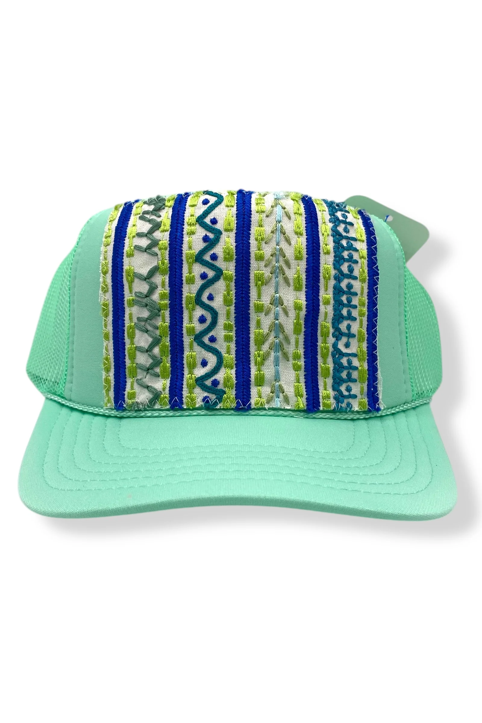 Kilim Trucker Hat - Seafoam 99