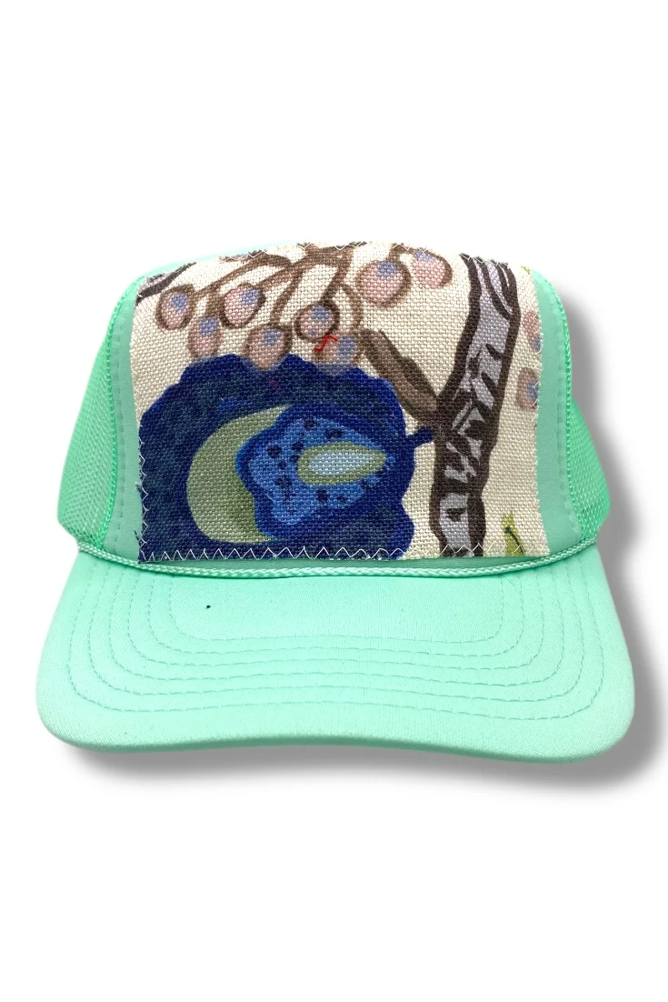 Kilim Trucker Hat - Seafoam 104