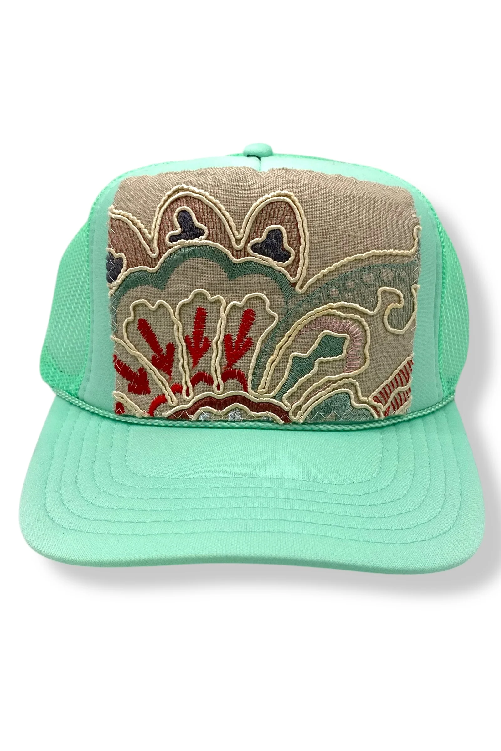 Kilim Trucker Hat - Seafoam 33