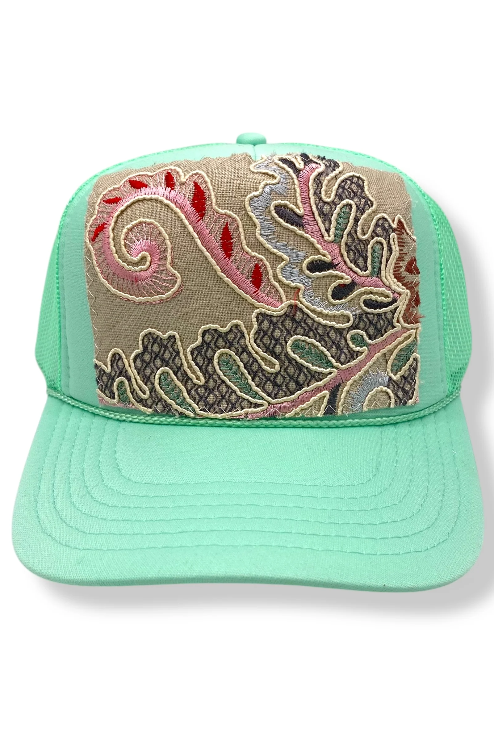 Kilim Trucker Hat - Seafoam 42