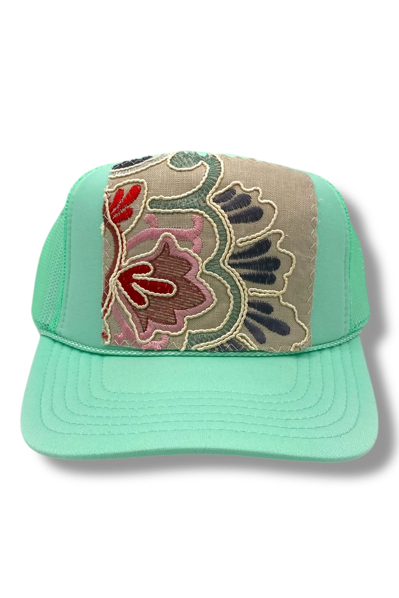 Kilim Trucker Hat - Seafoam 49